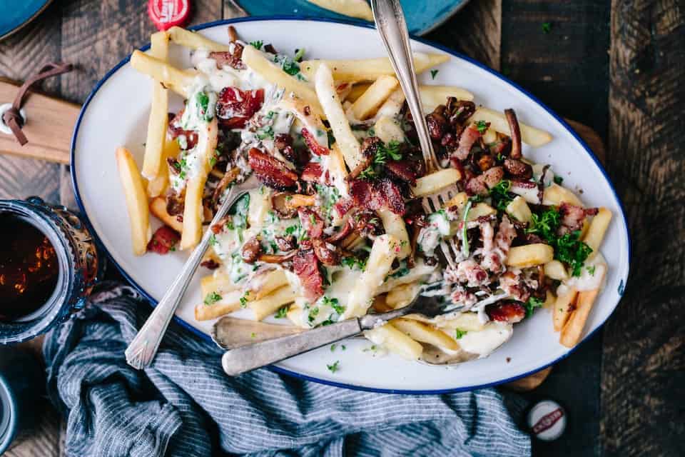 A plate of hearty chilli fries, soul food